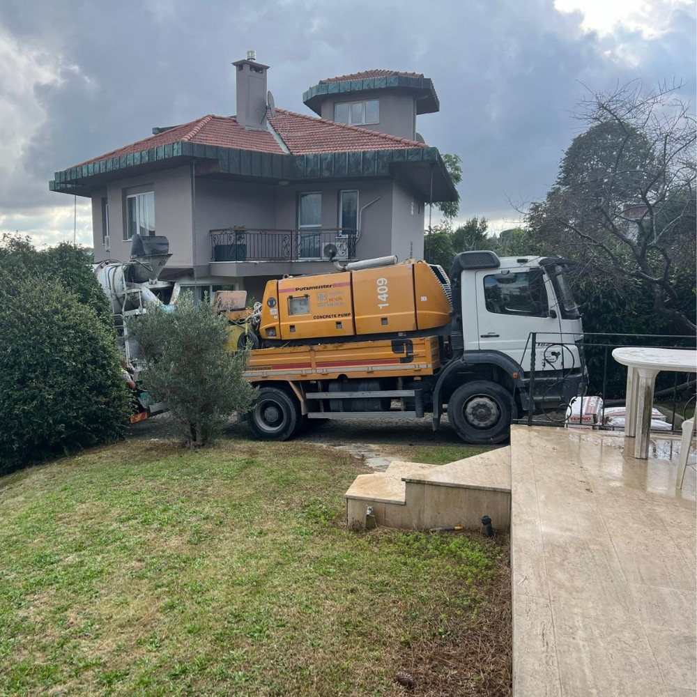 Sabit Beton Pompası Hizmeti